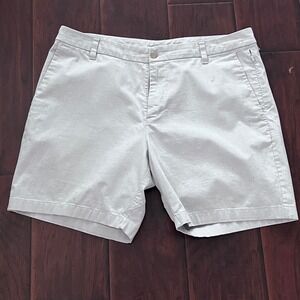 Lululemon Commission Men's Golf Shorts Size 36 Light Gray Casual Everyday - READ